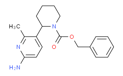 CAS No. 1352505-42-0, Benzyl 2-(6-amino-2-methylpyridin-3-yl)piperidine-1-carboxylate