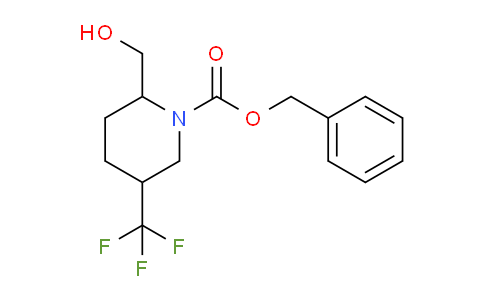 CAS No. 1823861-80-8, Benzyl 2-(hydroxymethyl)-5-(trifluoromethyl)piperidine-1-carboxylate