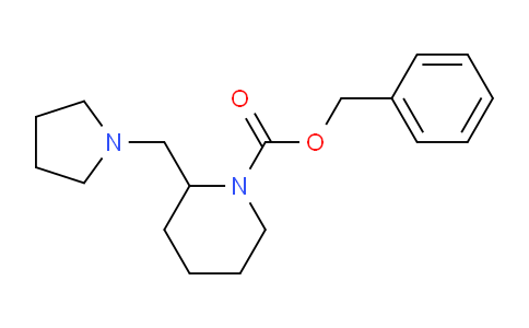 CAS No. 675602-64-9, Benzyl 2-(pyrrolidin-1-ylmethyl)piperidine-1-carboxylate