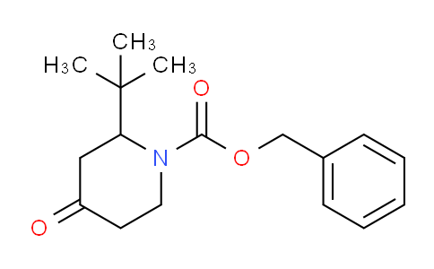 CAS No. 1245645-34-4, Benzyl 2-(tert-butyl)-4-oxopiperidine-1-carboxylate