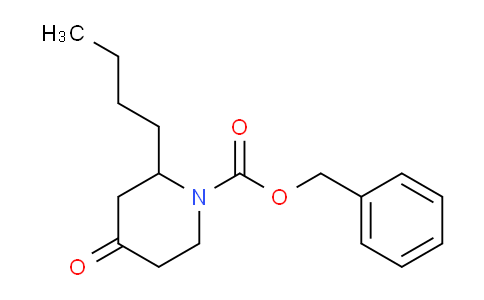 CAS No. 1260773-00-9, Benzyl 2-butyl-4-oxopiperidine-1-carboxylate