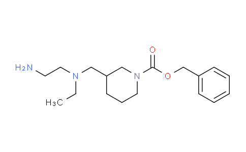 CAS No. 1353967-39-1, Benzyl 3-(((2-aminoethyl)(ethyl)amino)methyl)piperidine-1-carboxylate