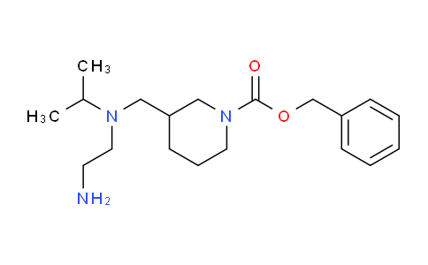 CAS No. 1353972-78-7, Benzyl 3-(((2-aminoethyl)(isopropyl)amino)methyl)piperidine-1-carboxylate