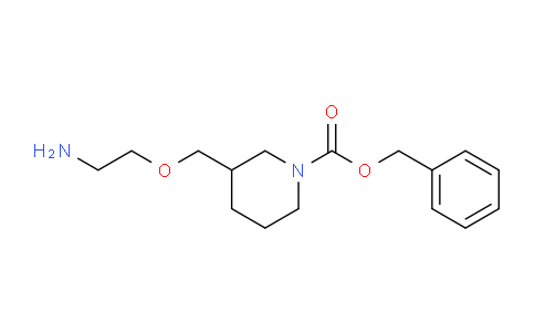 CAS No. 934744-61-3, Benzyl 3-((2-aminoethoxy)methyl)piperidine-1-carboxylate