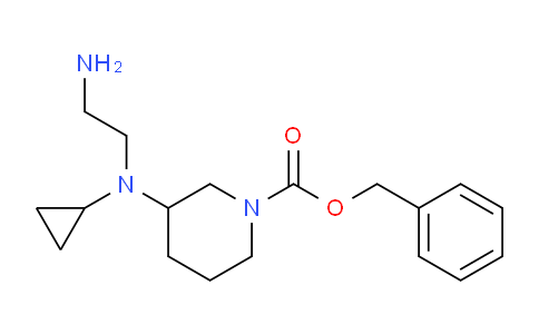 CAS No. 1353988-18-7, Benzyl 3-((2-aminoethyl)(cyclopropyl)amino)piperidine-1-carboxylate