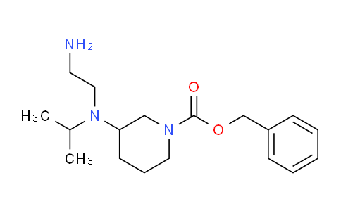 CAS No. 1353962-64-7, Benzyl 3-((2-aminoethyl)(isopropyl)amino)piperidine-1-carboxylate