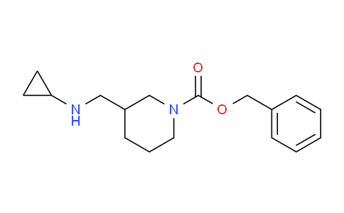 CAS No. 1353955-38-0, Benzyl 3-((cyclopropylamino)methyl)piperidine-1-carboxylate