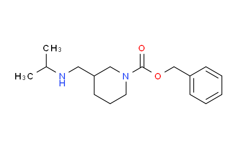 CAS No. 1353944-74-7, Benzyl 3-((isopropylamino)methyl)piperidine-1-carboxylate