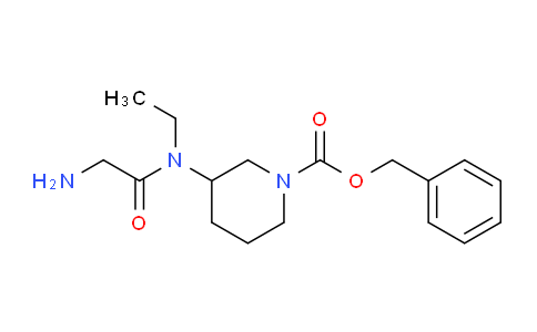 CAS No. 1353943-91-5, Benzyl 3-(2-amino-N-ethylacetamido)piperidine-1-carboxylate