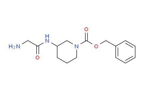 CAS No. 1353982-55-4, Benzyl 3-(2-aminoacetamido)piperidine-1-carboxylate