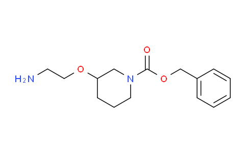 CAS No. 1353975-30-0, Benzyl 3-(2-aminoethoxy)piperidine-1-carboxylate