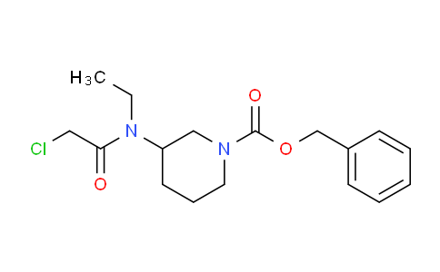 CAS No. 1353984-03-8, Benzyl 3-(2-chloro-N-ethylacetamido)piperidine-1-carboxylate