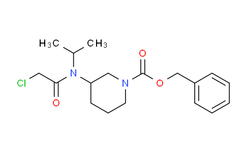 CAS No. 1353964-17-6, Benzyl 3-(2-chloro-N-isopropylacetamido)piperidine-1-carboxylate