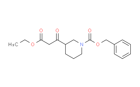 CAS No. 672323-13-6, Benzyl 3-(3-ethoxy-3-oxopropanoyl)piperidine-1-carboxylate