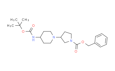 DY639759 | 1823288-48-7 | Benzyl 3-(4-((tert-butoxycarbonyl)amino)piperidin-1-yl)pyrrolidine-1-carboxylate
