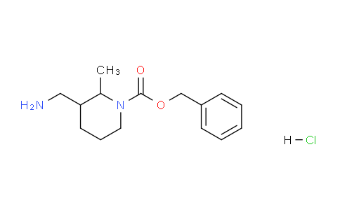 CAS No. 1824022-64-1, Benzyl 3-(aminomethyl)-2-methylpiperidine-1-carboxylate hydrochloride