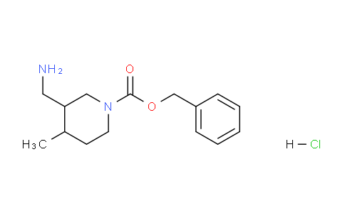 CAS No. 1823981-37-8, Benzyl 3-(aminomethyl)-4-methylpiperidine-1-carboxylate hydrochloride