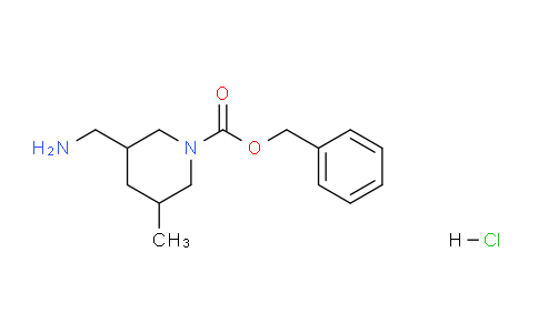 CAS No. 1823835-73-9, Benzyl 3-(aminomethyl)-5-methylpiperidine-1-carboxylate hydrochloride