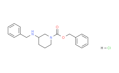 CAS No. 1179362-03-8, Benzyl 3-(benzylamino)piperidine-1-carboxylate hydrochloride