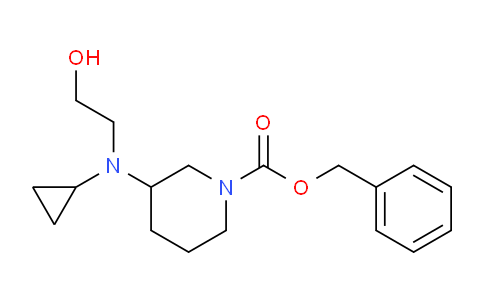 MC639769 | 1353954-63-8 | Benzyl 3-(cyclopropyl(2-hydroxyethyl)amino)piperidine-1-carboxylate