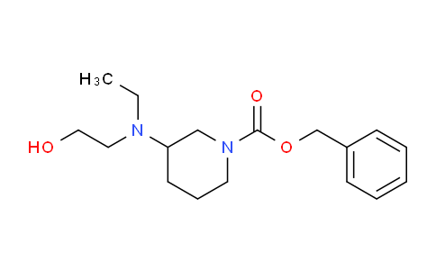 CAS No. 1353988-04-1, Benzyl 3-(ethyl(2-hydroxyethyl)amino)piperidine-1-carboxylate