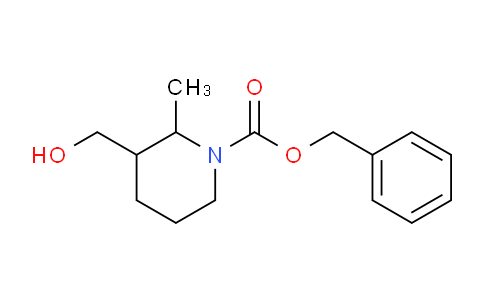 CAS No. 1823822-71-4, Benzyl 3-(hydroxymethyl)-2-methylpiperidine-1-carboxylate