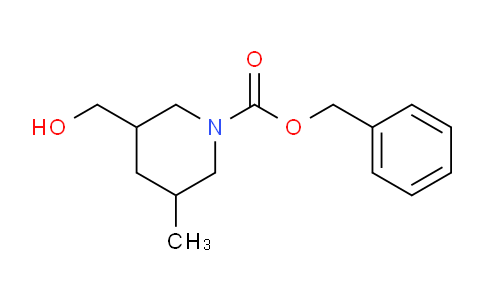 CAS No. 1823835-83-1, Benzyl 3-(hydroxymethyl)-5-methylpiperidine-1-carboxylate