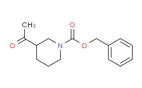 CAS No. 502639-39-6, Benzyl 3-acetylpiperidine-1-carboxylate