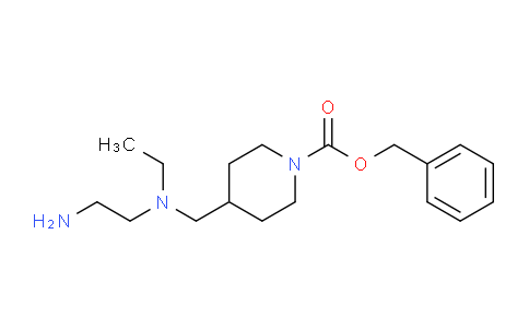 CAS No. 1353972-73-2, Benzyl 4-(((2-aminoethyl)(ethyl)amino)methyl)piperidine-1-carboxylate