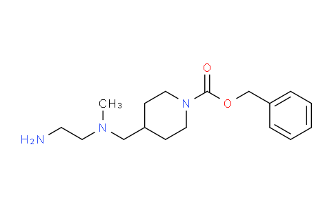 CAS No. 1353955-37-9, Benzyl 4-(((2-aminoethyl)(methyl)amino)methyl)piperidine-1-carboxylate