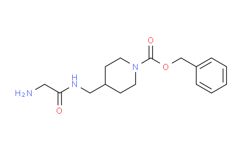 CAS No. 1353988-46-1, Benzyl 4-((2-aminoacetamido)methyl)piperidine-1-carboxylate