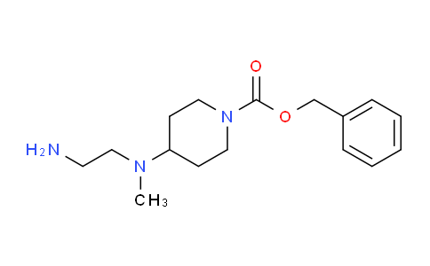 CAS No. 1353962-49-8, Benzyl 4-((2-aminoethyl)(methyl)amino)piperidine-1-carboxylate