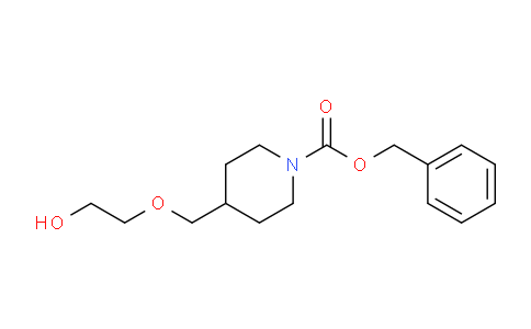 CAS No. 863615-19-4, Benzyl 4-((2-hydroxyethoxy)methyl)piperidine-1-carboxylate