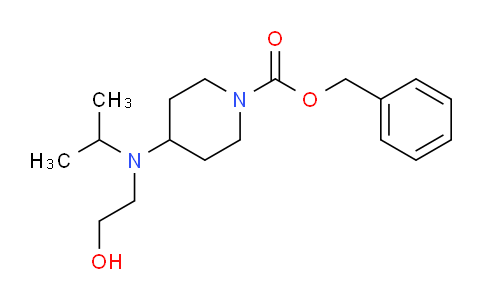 CAS No. 1353979-45-9, Benzyl 4-((2-hydroxyethyl)(isopropyl)amino)piperidine-1-carboxylate