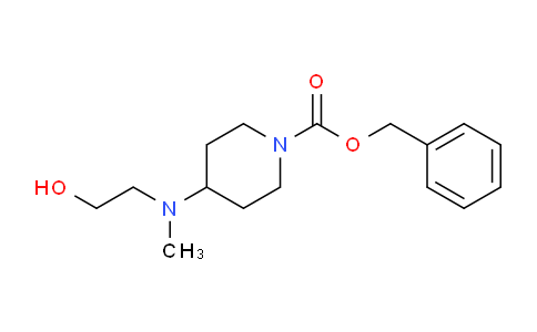 CAS No. 1353962-48-7, Benzyl 4-((2-hydroxyethyl)(methyl)amino)piperidine-1-carboxylate