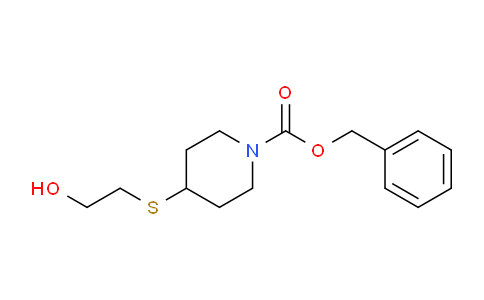 CAS No. 1353955-67-5, Benzyl 4-((2-hydroxyethyl)thio)piperidine-1-carboxylate