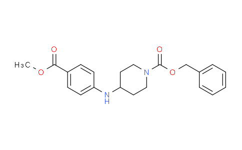 CAS No. 1037834-44-8, Benzyl 4-((4-(methoxycarbonyl)phenyl)amino)piperidine-1-carboxylate