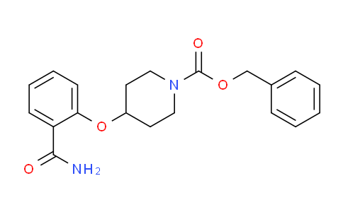 CAS No. 1823510-82-2, Benzyl 4-(2-carbamoylphenoxy)piperidine-1-carboxylate