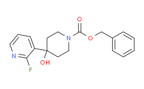 DY639838 | 161610-13-5 | Benzyl 4-(2-fluoropyridin-3-yl)-4-hydroxypiperidine-1-carboxylate