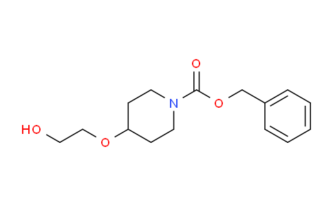 CAS No. 1235382-41-8, Benzyl 4-(2-hydroxyethoxy)piperidine-1-carboxylate