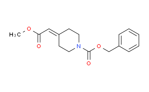 CAS No. 40112-93-4, Benzyl 4-(2-methoxy-2-oxoethylidene)piperidine-1-carboxylate