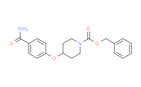 CAS No. 1823500-13-5, Benzyl 4-(4-carbamoylphenoxy)piperidine-1-carboxylate