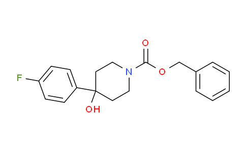 CAS No. 156782-68-2, Benzyl 4-(4-fluorophenyl)-4-hydroxypiperidine-1-carboxylate