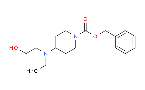 CAS No. 1353947-74-6, Benzyl 4-(ethyl(2-hydroxyethyl)amino)piperidine-1-carboxylate