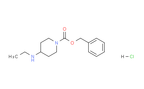 CAS No. 1202990-43-9, Benzyl 4-(ethylamino)piperidine-1-carboxylate hydrochloride