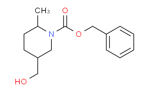 CAS No. 1823803-41-3, Benzyl 5-(hydroxymethyl)-2-methylpiperidine-1-carboxylate