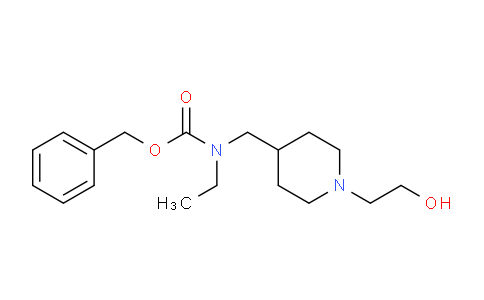 CAS No. 1353961-43-9, Benzyl ethyl((1-(2-hydroxyethyl)piperidin-4-yl)methyl)carbamate