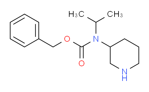 CAS No. 1353989-61-3, Benzyl isopropyl(piperidin-3-yl)carbamate