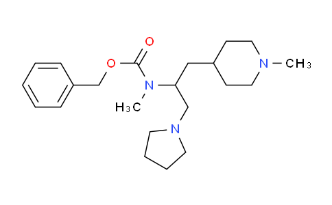 CAS No. 886363-02-6, Benzyl methyl(1-(1-methylpiperidin-4-yl)-3-(pyrrolidin-1-yl)propan-2-yl)carbamate