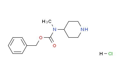 CAS No. 139062-98-9, Benzyl methyl(piperidin-4-yl)carbamate hydrochloride